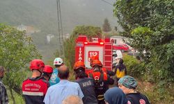 Trabzon'da fındık toplarken yamaçtan yuvarlanan kişi yaralandı