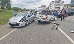 Trabzon'da zincirleme trafik kazası: 8 yaralı