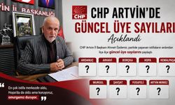 CHP Artvin’de Güncel Üye Sayıları Açıklandı