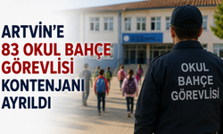 Artvin’e Okullarda Görev Yapacak 83 Personel Alınacak