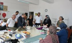 Şahin, Halk Eğitimi Merkezindeki Çalışmaları Yerinde İnceledi