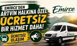 Emirce Tur’dan Artvin Halkına Ücretsiz Ulaşım Hizmeti