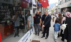 Yağıştan Etkilenen Esnafı Ziyaret Etti