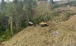 Kastamonu'da işçileri taşıyan minibüs devrildi