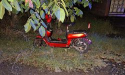 Samsun'da devrilen elektrikli bisikletin sürücüsü yaralandı
