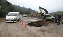 Yağlıdere'de taşkın riskine karşı menfez çalışması başlatıldı