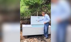 Atıl Buzdolabını Hayrat Çeşmesine Dönüştürdüler