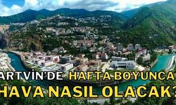Artvin’de Hafta Ortasına Dikkat! Sağanak Yağış Bekleniyor