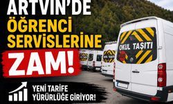 Artvin’de Öğrenci Servislerine Zam!