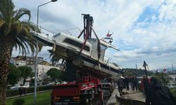Fırtınada batan tekne kurtarıldı