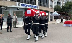 Tekne kazasında hayatını kaybeden polis memuru için tören düzenlendi