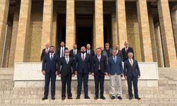 ARTSO heyeti Ankara’daki ilk ziyaretini Anıtkabir’e yaptı
