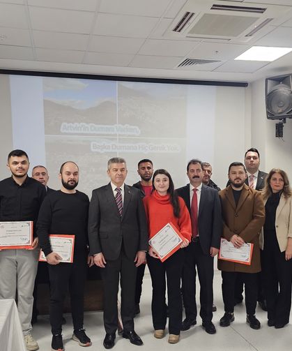 Sigara Bırakan 15 Kişiye Teşekkür Belgesi