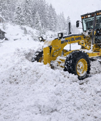Artvin’de 203 Köy Yolu Ulaşıma Kapalı