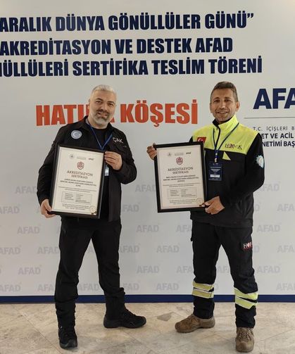 ÇAK ve HOPAK AFAD Akreditasyonuyla Taçlandı