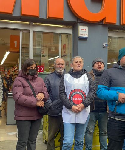 Migros Depo İşçilerine Destek