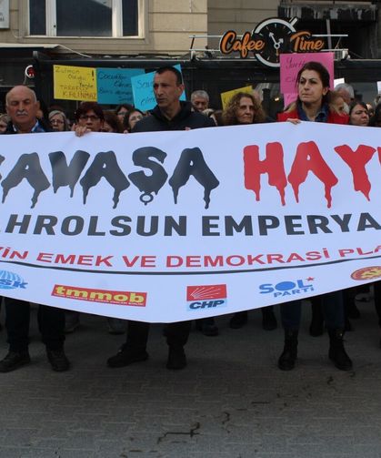 “Savaşa Hayır” Sesleri Artvin’de Yükseldi