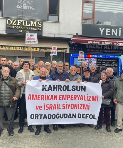 Arhavi’den ABD ve İsrail’e Protesto
