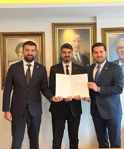 HARUN AZİZAĞAOĞLU MAZBATASINI ALDI