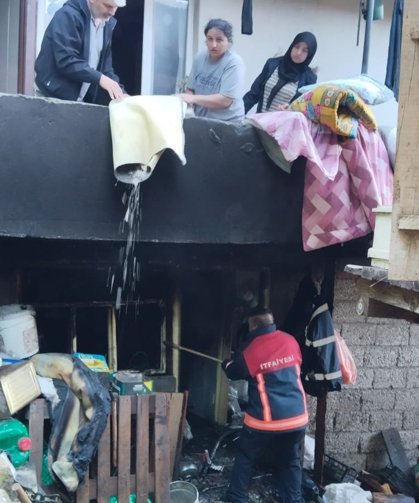 3 Katlı Binada Yangın