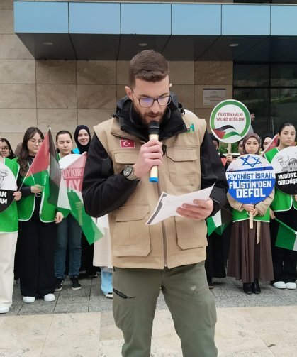 Üniversiteli Gençlerden Gazze’ye Destek