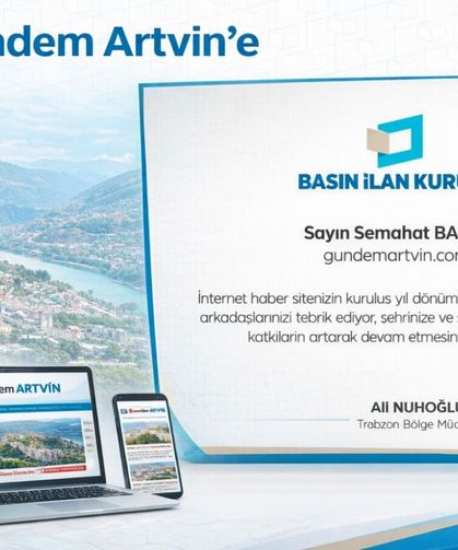 BİK’ten Gündem Artvin’e Tebrik