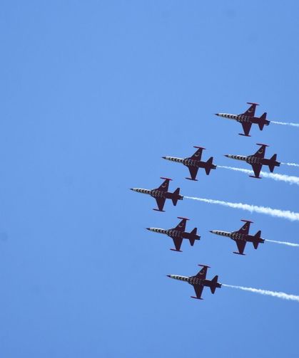 Türk Yıldızları’ndan Muhteşem Deneme Uçuşu