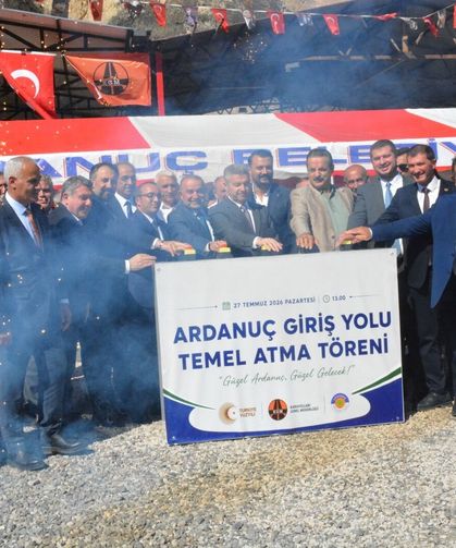 200 Milyon Liralık Ardanuç Giriş Yolu Projesi Başladı