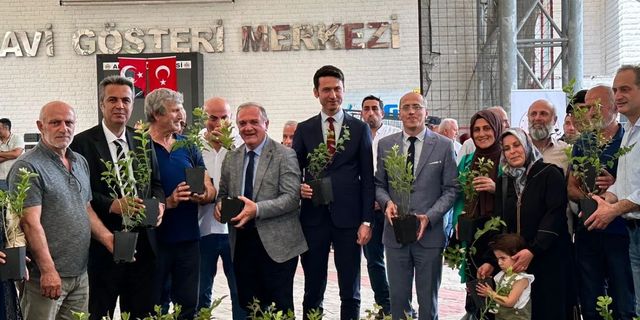 Arhavi’de üreticilere 7000 Bin Adet Maviyemiş Fidanı Dağıtıldı
