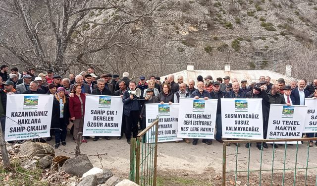 Halk tepki gösterdi ÇED toplantısı yapılamadı