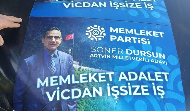 Memleket Partisi Mv adayı istifa etti