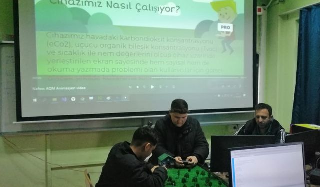 Hava kalitesini ölçen giyilebilir cihaz ürettiler