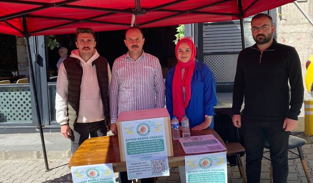Aytun bebek için kampanya sürüyor