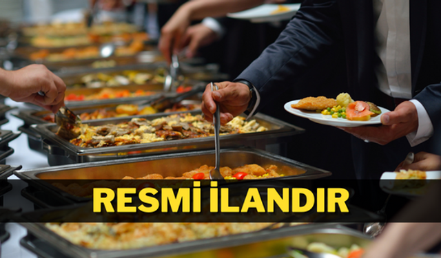 YEMEK HİZMETİ ALINACAKTIR