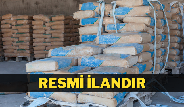 PARKE TAŞI ÜRETİM TESİSİ İÇİN ÇİMENTO SATINALMA İŞİ