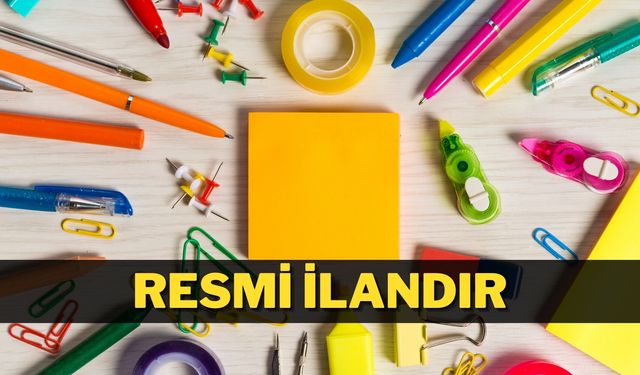 KIRTASİYE MALZEMESİ ALIMI