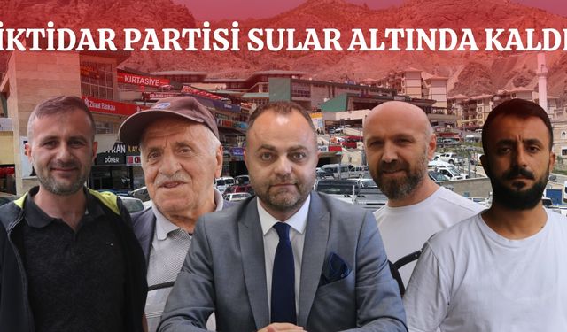 İktidar Partisi Yusufeli’nde Sular Altında Kaldı