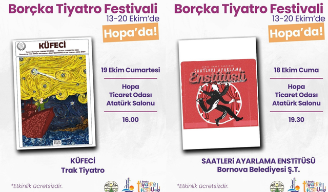 Hopa'da Borçka Tiyatro Festivali: İki Özel Oyun