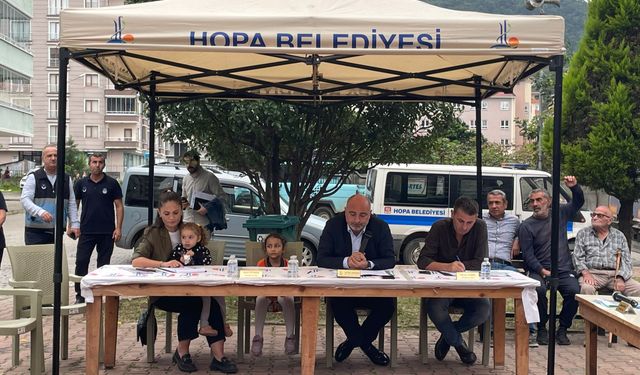 Hopa’da Afet Eylem Planı Hazır