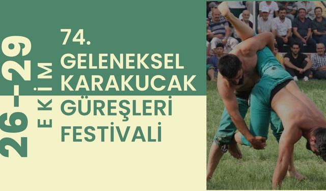 74. Geleneksel Karakucak Güreşleri Festivali Başlıyor