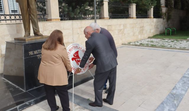 19 Ekim Muhtarlar Günü Törenle Kutlandı