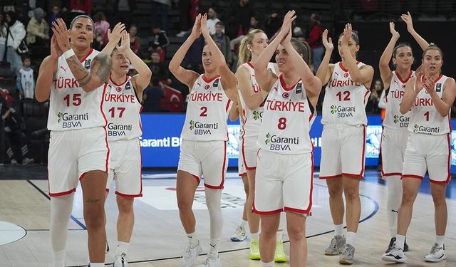 A Milli Kadın Basketbol Takımı Oyuncuları, Slovakya Maçını Kazanmayı Hedefliyor