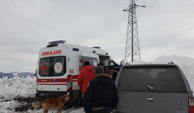 Hastaya Paletli Ambulansla Ulaşıldı