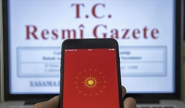 Bazı atama ve görevden alma kararları Resmi Gazete'de