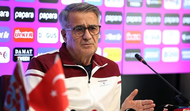 Trabzonspor Teknik Direktörü Şenol Güneş, Hedeflerini Açıkladı