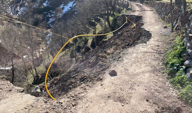 Artvin’de Heyelan: Yol Kapandı