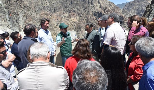 Yusufeli Barajı Mühendisleri Ağırladı