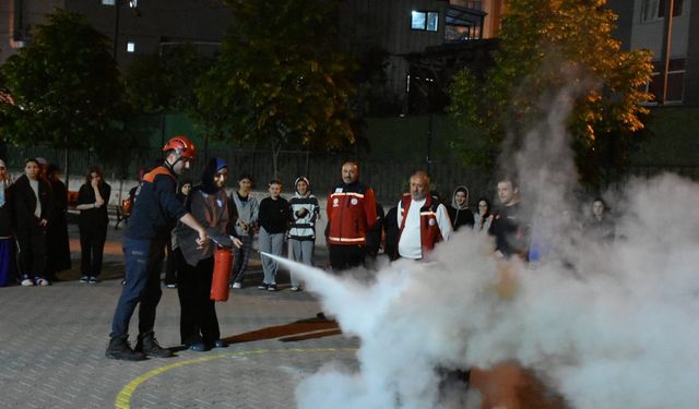 Yangın ve Tahliye Tatbikatı Yapıldı