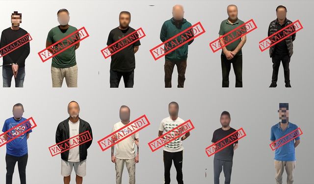 Kırmızı Bültenle Aranan 11, Ulusal Seviyede Aranan 1 Kişi Yakalanarak Türkiye'ye Getirildi