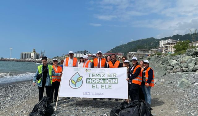Sıfır Atık İçin Hopa Sahilinde Temizlik